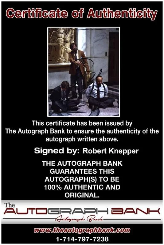 Robert Knepper — Robert Knepper signed celebrity 8x10 photo W/Cert Autograph 0636, изображение 2