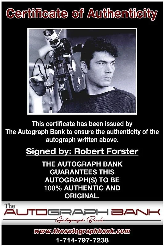 Robert Forster — Robert Forster authentic signed celebrity 8x10 photo W/Cert Autographed 132716h1, изображение 2