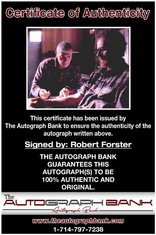 Robert Forster — Robert Forster authentic signed celebrity 8x10 photo W/Cert Autographed 132716d1, изображение 2