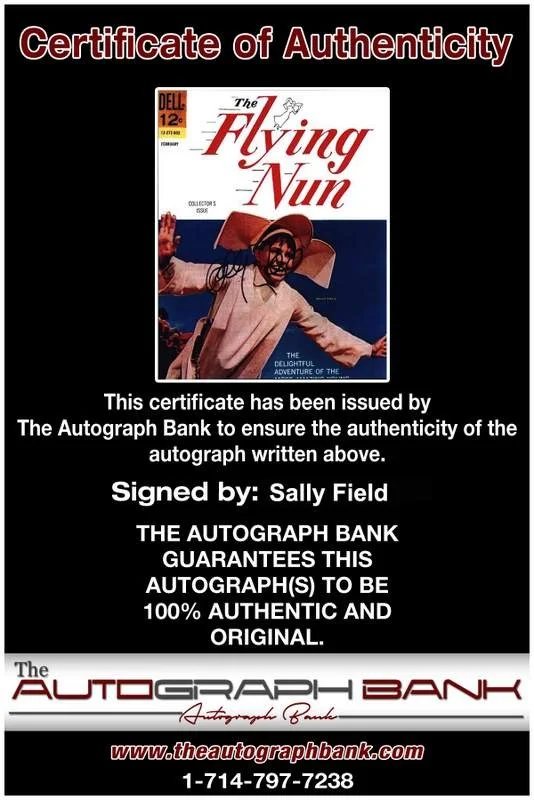 Sally Field — Sally Field signed celebrity 8x10 photo W/Cert Autograph 0650, image 2