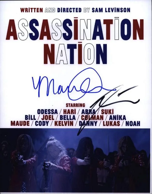 Sam-Levinson Manu-Gargi — Sam-Levinson Manu-Gargi signed celebrity 8x10 photo W/Cert Autograph 0001