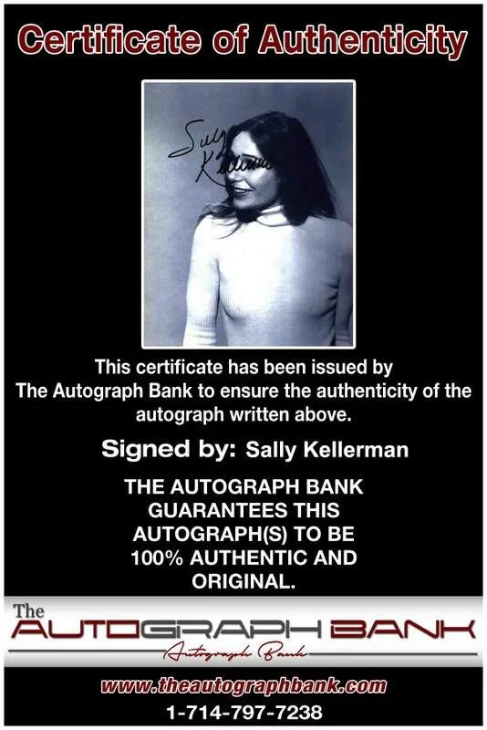 Sally Kellerman — Sally Kellerman signed celebrity 8x10 photo W/Cert Autograph 0334, image 2