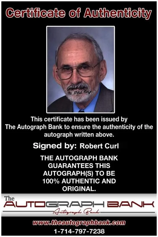 Robert Curl — Robert Curl signed celebrity 8x10 photo W/Cert Autograph 0633, image 2