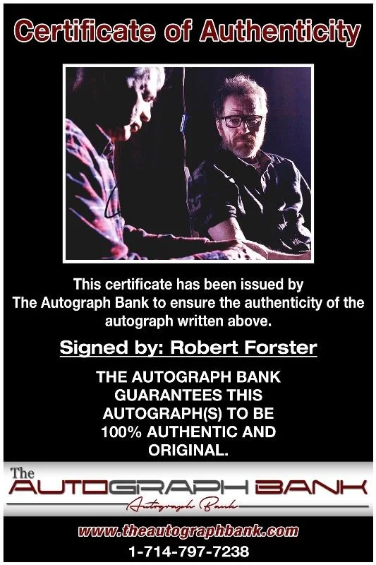 Robert Forster — Robert Forster authentic signed celebrity 8x10 photo W/Cert Autographed 132716g1, image 2
