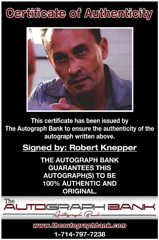Robert Knepper — Robert Knepper authentic signed celebrity 8x10 photo W/Cert Autographed 132716a1, изображение 2