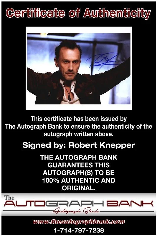 Robert Knepper — Robert Knepper authentic signed celebrity 8x10 photo W/Cert Autographed 132716d1, изображение 2