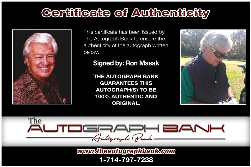 Ron Masak — Ron Masak authentic signed celebrity 8x10 photo W/Cert Autographed 132716a1, image 2