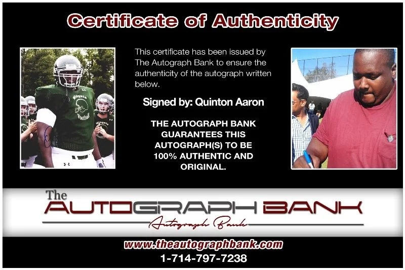 Quinton Aaron — Quinton Aaron authentic signed celebrity 8x10 photo W/Cert Autographed 132716e1, image 2