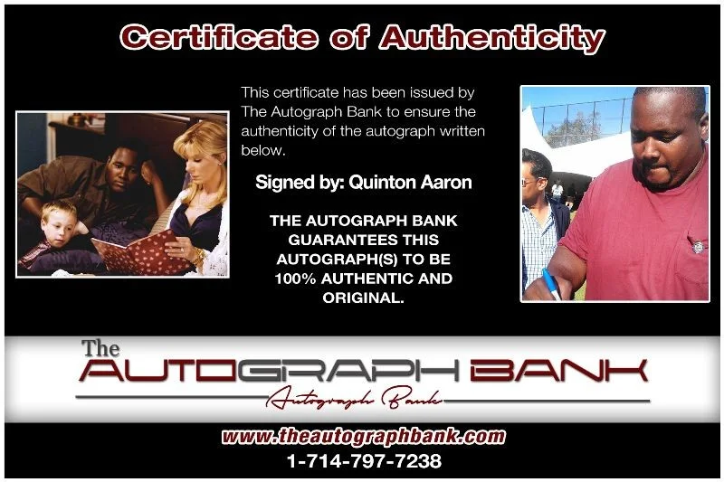 Quinton Aaron — Quinton Aaron authentic signed celebrity 8x10 photo W/Cert Autographed 132716d1, image 2