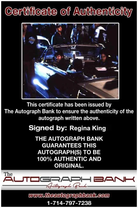 Regina King — Regina King signed celebrity 8x10 photo W/Cert Autograph 0313, image 2