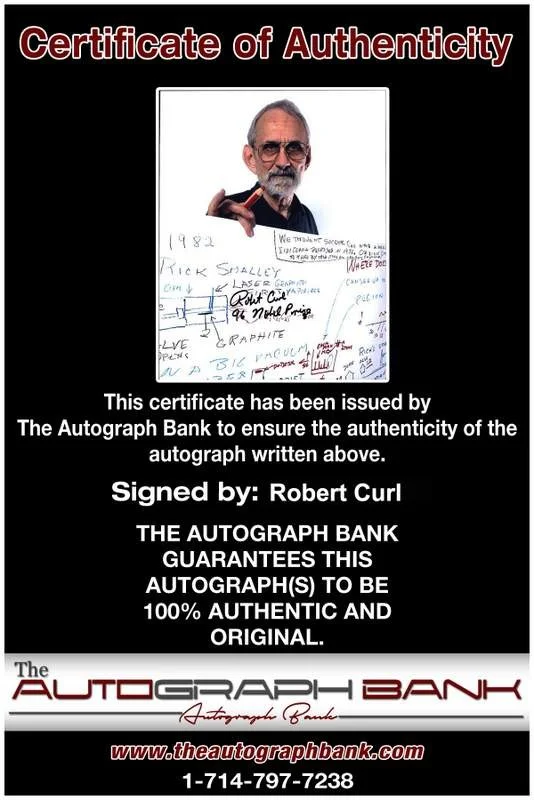 Robert Curl — Robert Curl signed celebrity 8x10 photo W/Cert Autograph 0627, изображение 2