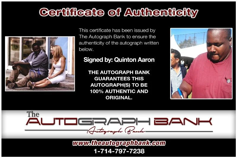 Quinton Aaron — Quinton Aaron authentic signed celebrity 8x10 photo W/Cert Autographed 132716c1, image 2