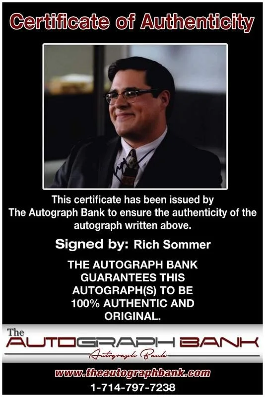 Rich Sommer — Rich Sommer signed celebrity 8x10 photo W/Cert Autograph 0002, image 2