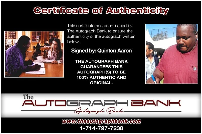 Quinton Aaron — Quinton Aaron authentic signed celebrity 8x10 photo W/Cert Autographed 132716b1, image 2