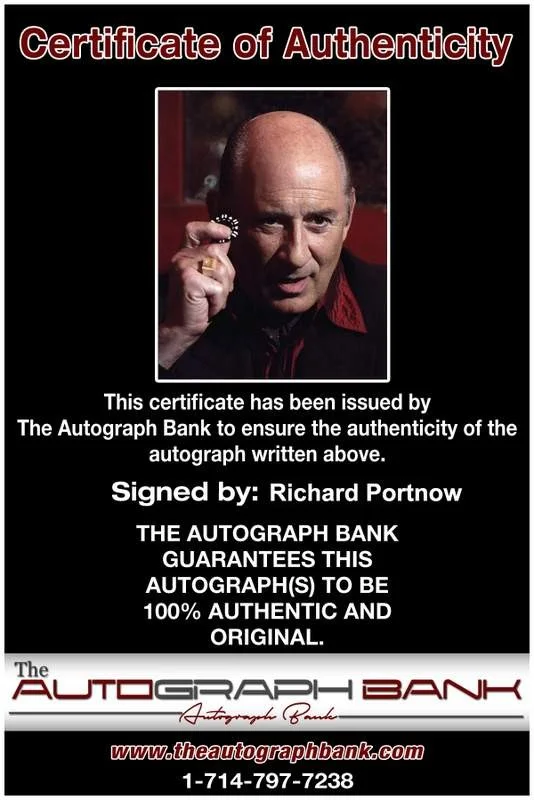 Richard Portnow — Richard Portnow signed celebrity 8x10 photo W/Cert Autograph 0602, image 2