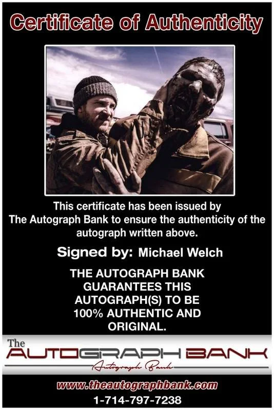 Michael Welch — Michael Welch signed celebrity 8x10 photo W/Cert Autograph 0496, изображение 2