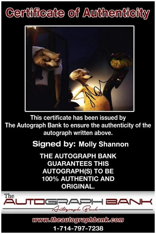Molly Shannon — Molly Shannon signed celebrity 8x10 photo W/Cert Autograph 0002, image 2