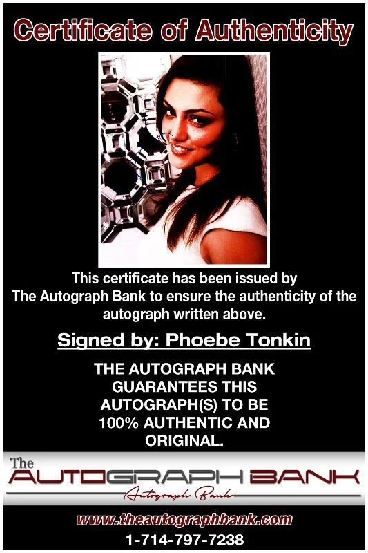 Phoebe Tonkin — Phoebe Tonkin authentic signed celebrity 8x10 photo W/Cert Autographed 132516a1, изображение 2