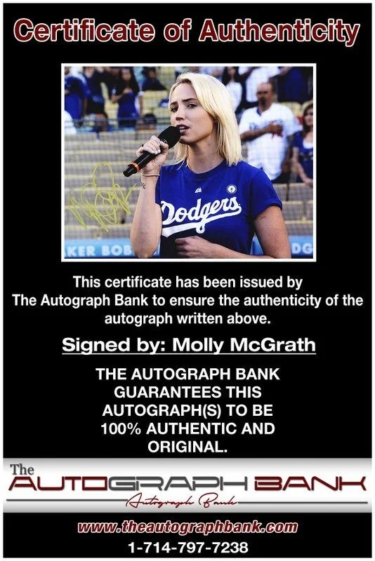 Molly McGrath — Molly McGrath authentic signed celebrity 8x10 photo W/Cert Autographed D4, image 2