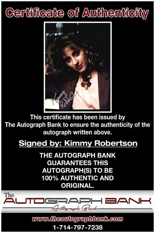 Kimmy Robertson — Kimmy Robertson authentic signed celebrity 8x10 photo W/Cert Autographed A0003, image 2