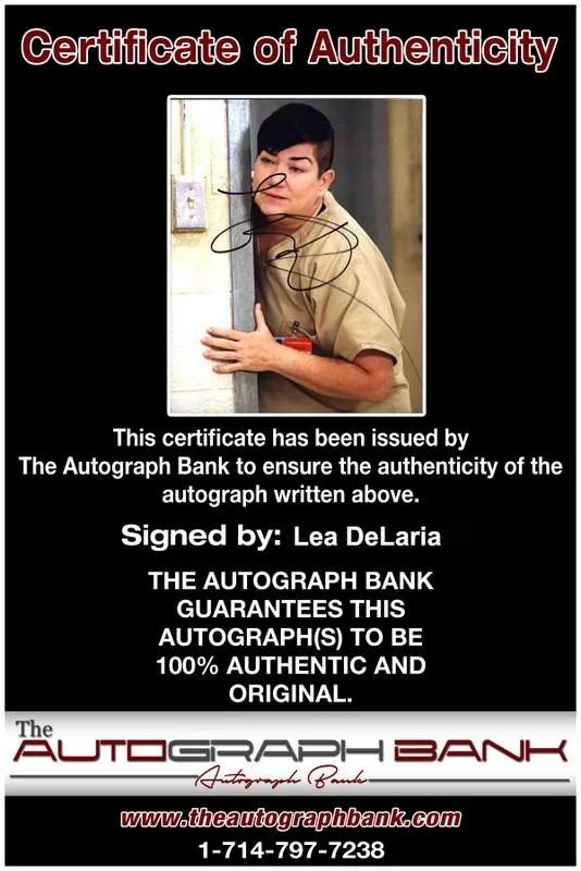 Lea Delaria — Lea Delaria signed celebrity 8x10 photo W/Cert Autograph 0257, image 2
