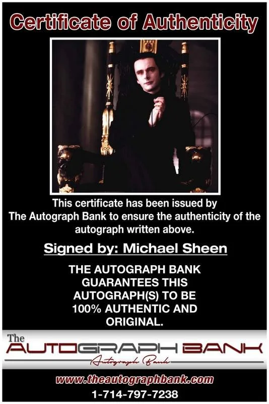 Michael Sheen — Michael Sheen authentic signed celebrity 8x10 photo W/Cert Autographed A0002, image 2