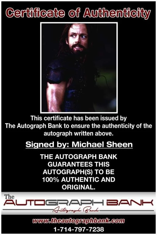 Michael Sheen — Michael Sheen authentic signed celebrity 8x10 photo W/Cert Autographed A0001, image 2
