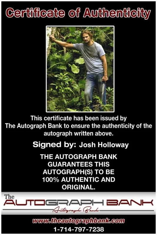 Josh Holloway — Josh Holloway signed celebrity 8x10 photo W/Cert Autograph 0225, image 2