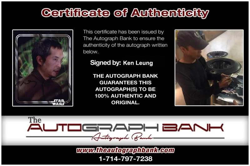 Ken Leung — Ken Leung signed celebrity 8x10 photo W/Cert Autograph 0417, изображение 2
