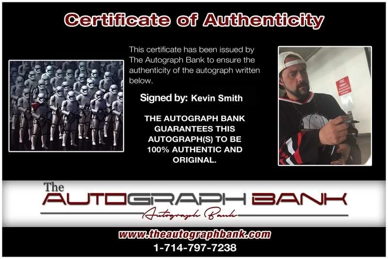 Kevin Smith — Kevin Smith signed celebrity 8x10 photo W/Cert Autograph 0430, изображение 2