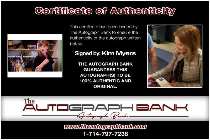 Kim Myers — Kim Myers authentic signed celebrity 8x10 photo W/Certificate Autographed (C7), image 2