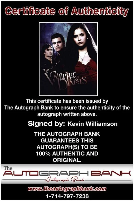 Kevin Williamson — Kevin Williamson signed celebrity 8x10 photo W/Cert Autograph 0431, изображение 2
