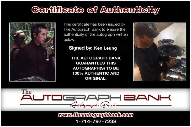 Ken Leung — Ken Leung signed celebrity 8x10 photo W/Cert Autograph 0415, image 2