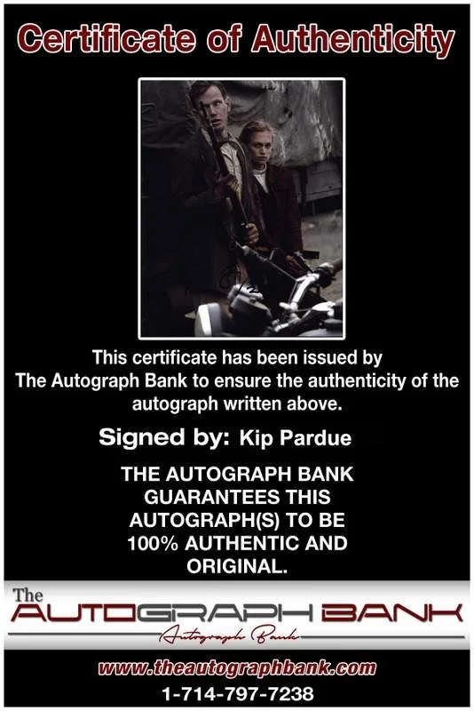 Kip Pardue — Kip Pardue signed celebrity 8x10 photo W/Cert Autograph 0435, изображение 2
