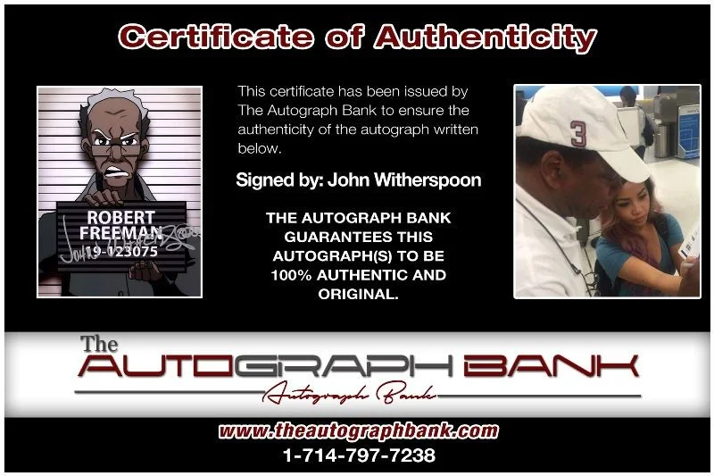 John Witherspoon — John Witherspoon authentic signed celebrity 8x10 photo W/Cert Autographed 127a1, изображение 2