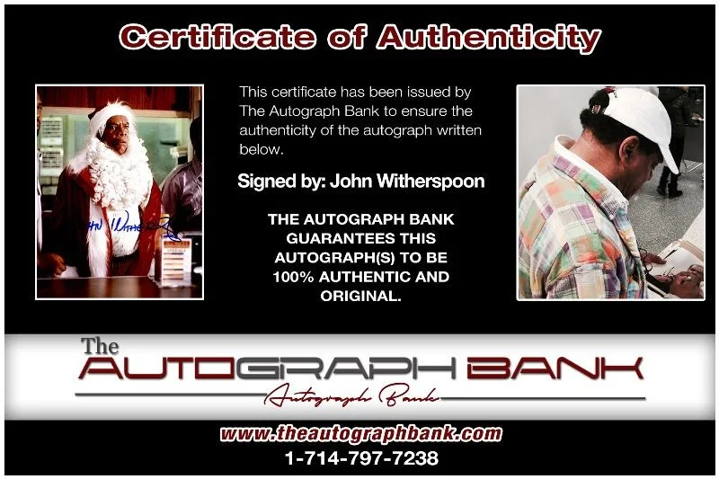 John Witherspoon — John Witherspoon authentic signed celebrity 8x10 photo W/Cert Autographed 2616c, изображение 2