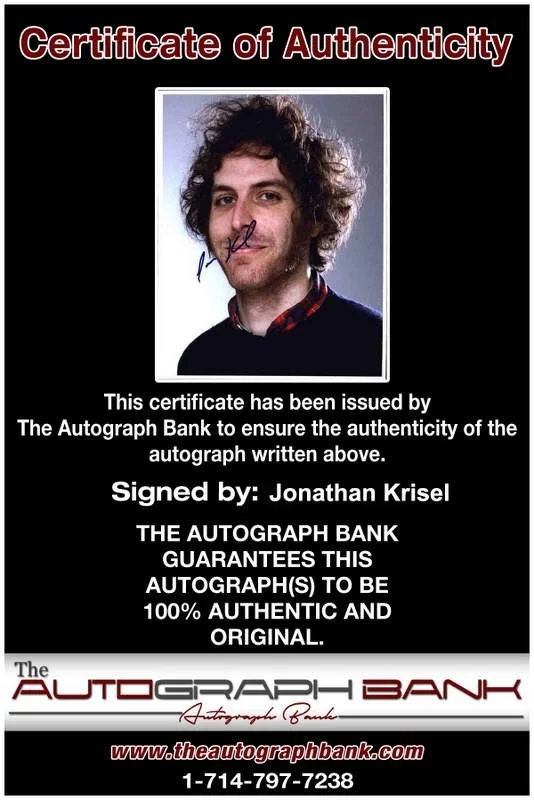 Jonathan Krisel — Jonathan Krisel signed celebrity 8x10 photo W/Cert Autograph 0224, image 2
