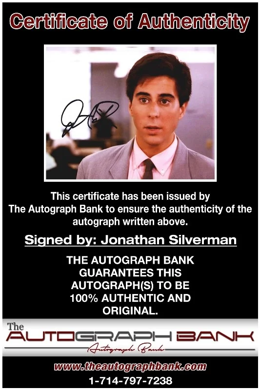 Jonathan Silverman — Jonathan Silverman authentic signed 8x10 photo |CERT Autographed 132716a1, image 2