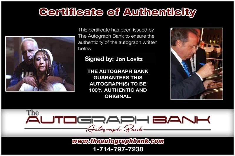 Jon Lovitz — Jon Lovitz signed celebrity 8x10 photo W/Cert Autograph 0366, image 2