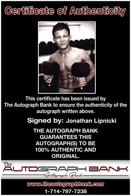 Jonathan Lipnicki — Jonathan Lipnicki signed celebrity 8x10 photo W/Cert Autograph 0375, изображение 2