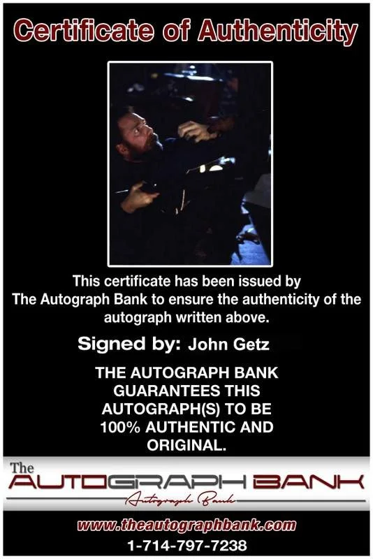 John Getz — John Getz signed celebrity 8x10 photo W/Certificate (132716c1), изображение 2