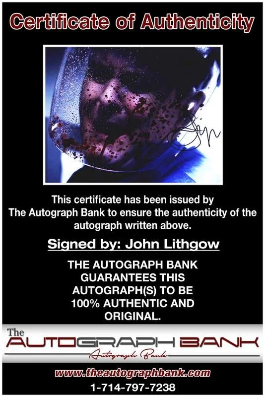 John Lithgow — John Lithgow authentic signed celebrity 8x10 photo W/Cert Autographed A0001, image 2