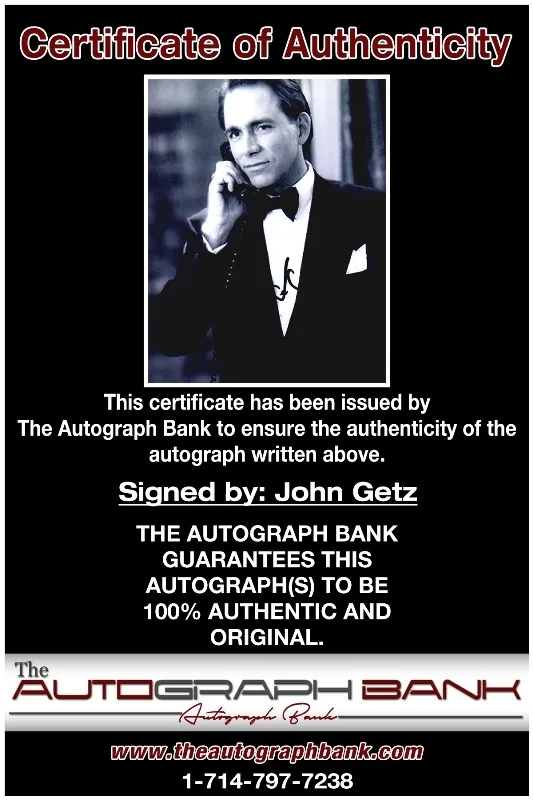 John Getz — John Getz authentic signed celebrity 8x10 photo W/Cert Autographed 132716b1, image 2