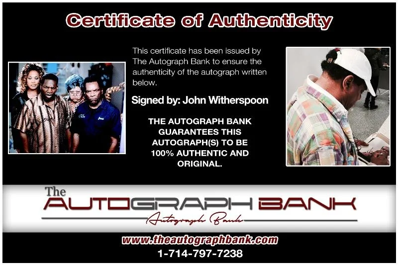 John Witherspoon — John Witherspoon authentic signed celebrity 8x10 photo W/Cert Autographed 2716a, image 2