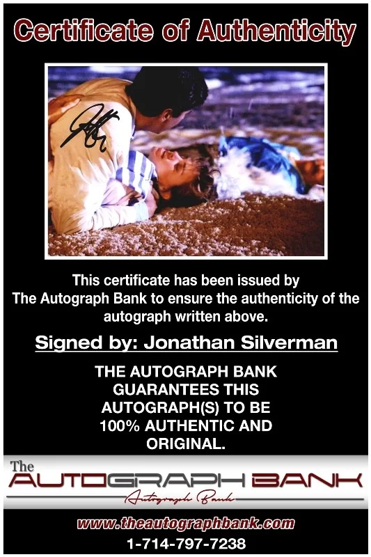 Jonathan Silverman — Jonathan Silverman authentic signed 8x10 photo |CERT Autographed 132716c1, image 2