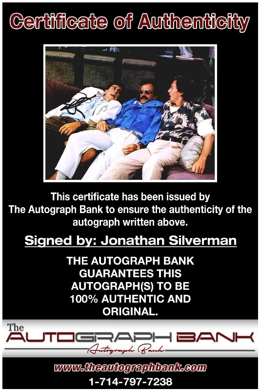Jonathan Silverman — Jonathan Silverman authentic signed 8x10 photo |CERT Autographed 132716b1, image 2