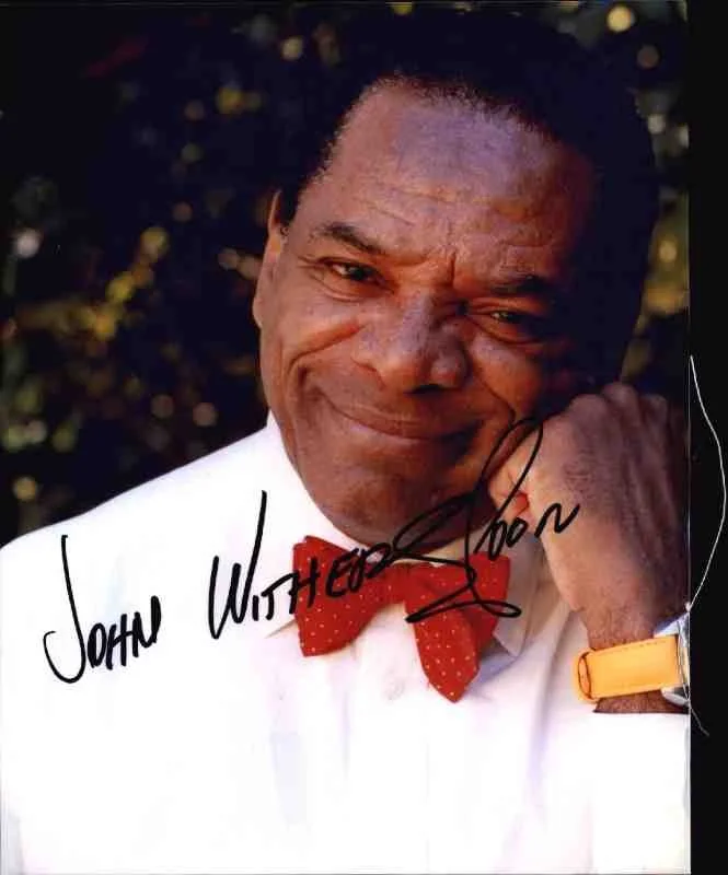 John Witherspoon — John Witherspoon signed celebrity 8x10 photo W/Certificate (132516h1)