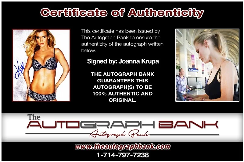 Joanna Krupa — Joanna Krupa authentic signed celebrity 8x10 photo W/Cert Autographed 132516i1, изображение 2
