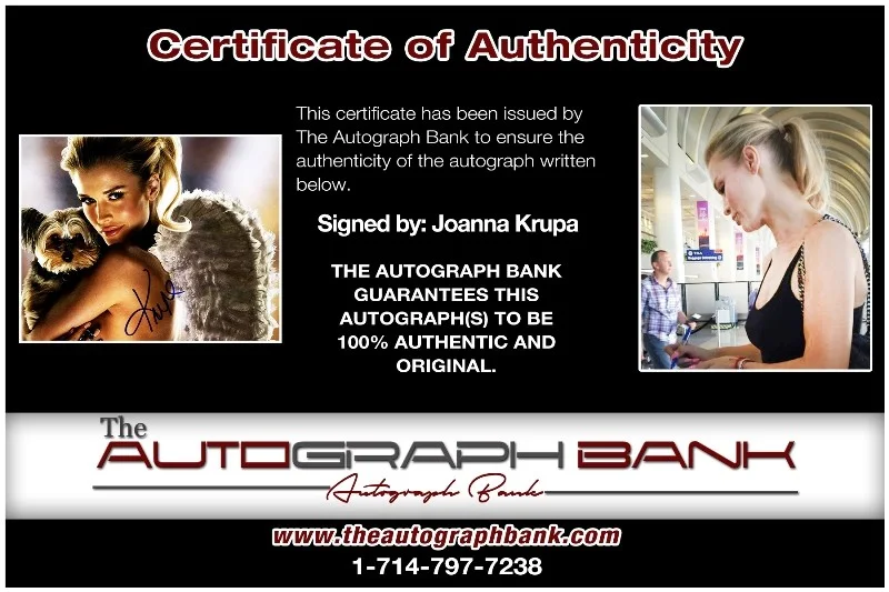 Joanna Krupa — Joanna Krupa authentic signed celebrity 8x10 photo W/Cert Autographed 132516s1, изображение 2