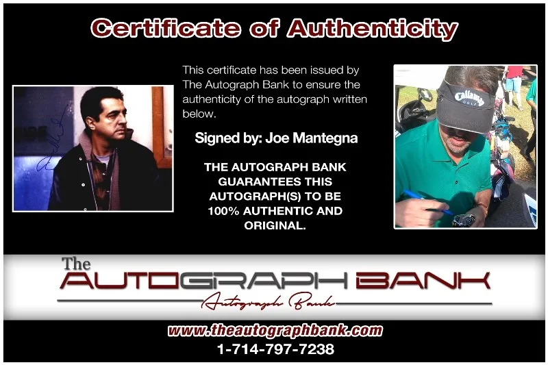 Joe Mantegna — Joe Mantegna authentic signed celebrity 8x10 photo W/Cert Autographed 132716d1, изображение 2